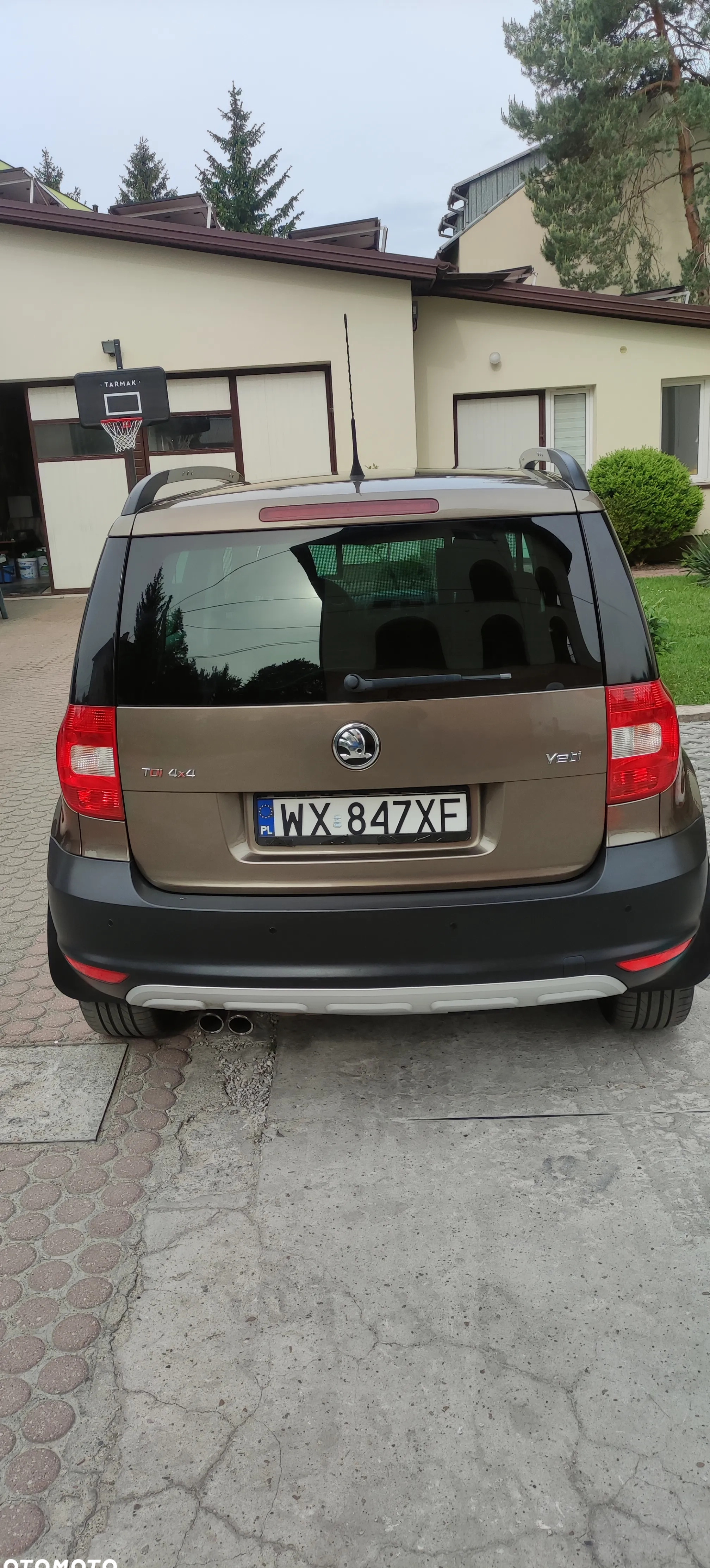 Skoda Yeti cena 22900 przebieg: 280000, rok produkcji 2010 z Warszawa małe 56